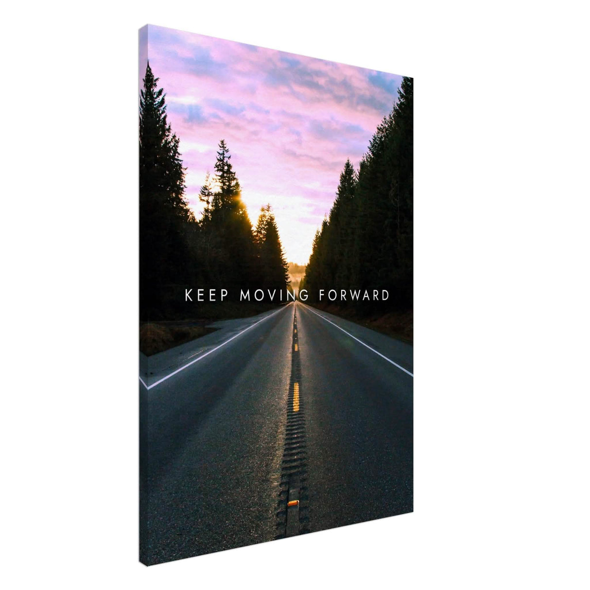 Da Vinci Motivational Wall Art | Move Forward - Canvas - 70x100 cm / 28x40″ - Thick