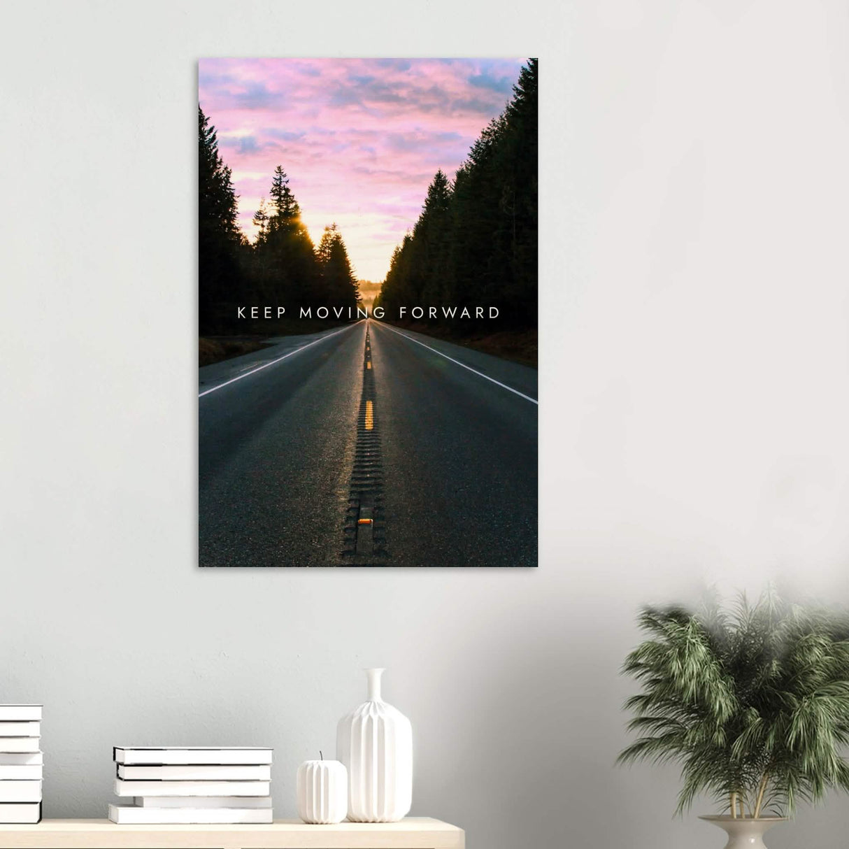 Da Vinci Motivational Wall Art | Move Forward - Wood Prints - 60x90 cm / 24x36″ - 20 mm