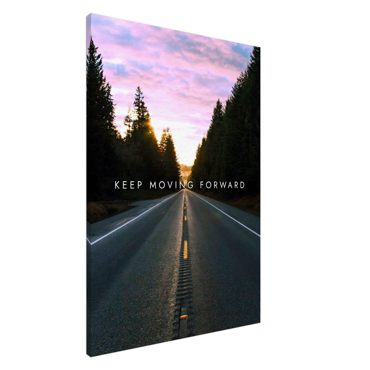 Da Vinci Motivational Wall Art | Move Forward - Canvas - 70x100 cm / 28x40″ - Slim