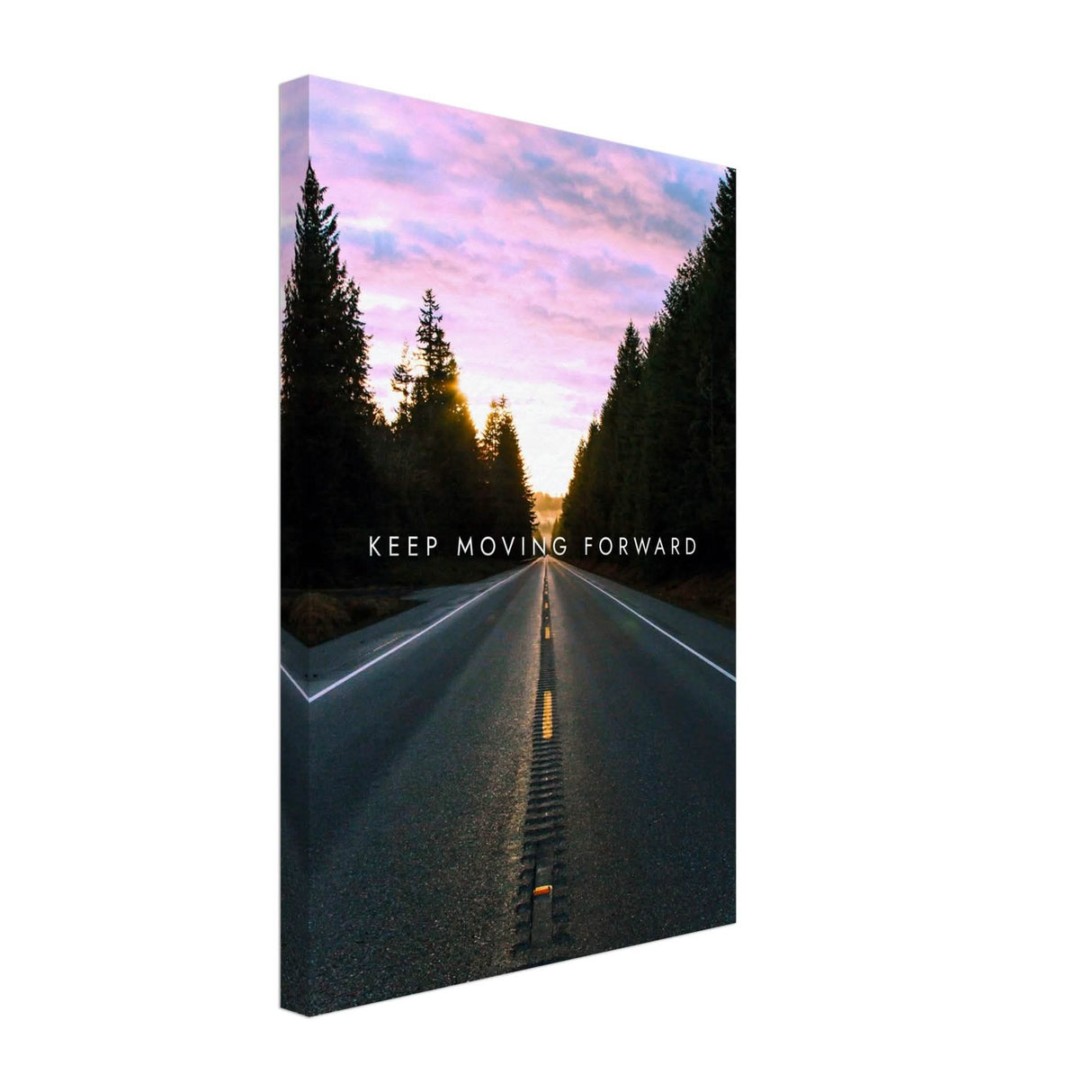 Da Vinci Motivational Wall Art | Move Forward - Canvas - 30x45 cm / 12x18″ - Slim