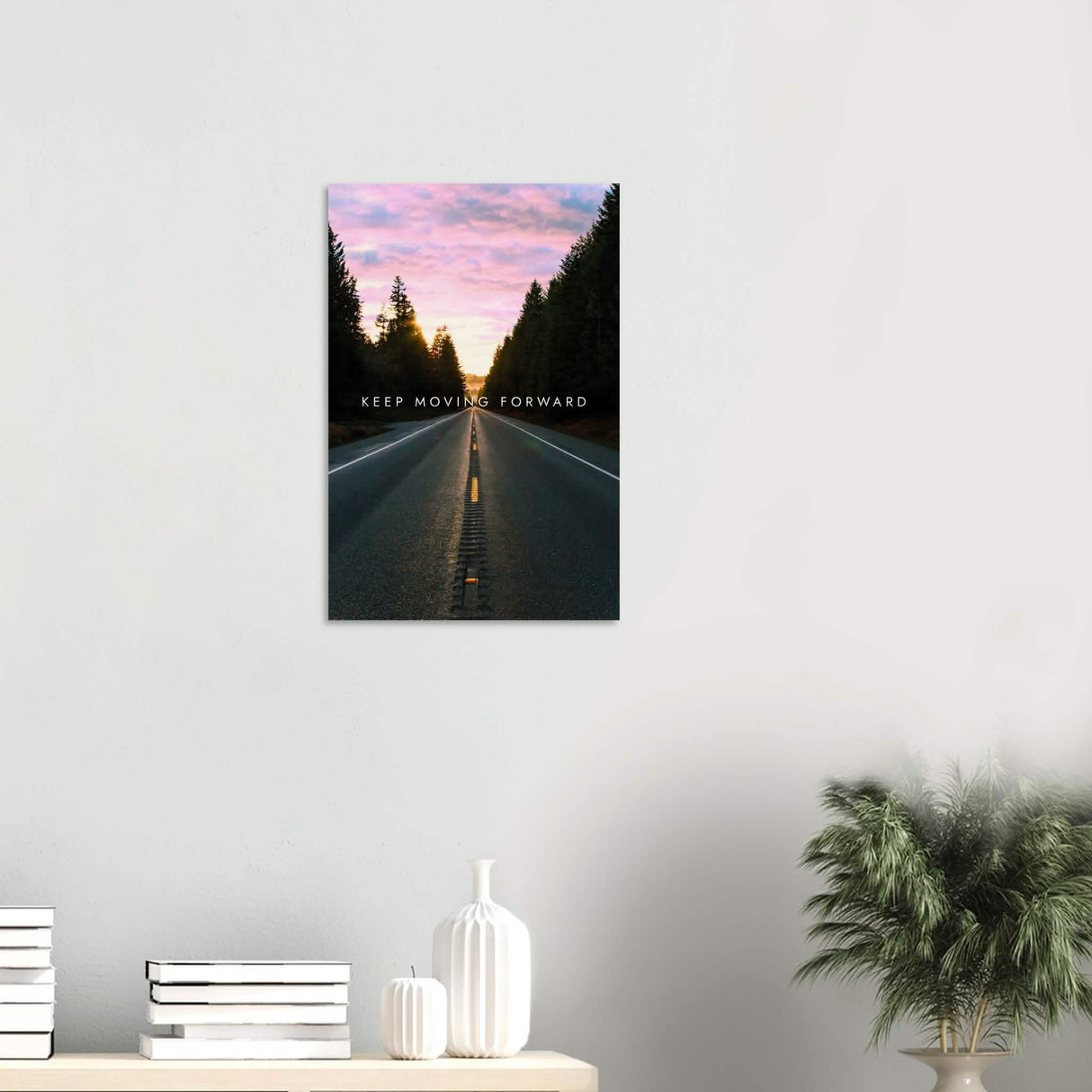 Da Vinci Motivational Wall Art | Move Forward - Wood Prints - 40x60 cm / 16x24″ - 20 mm