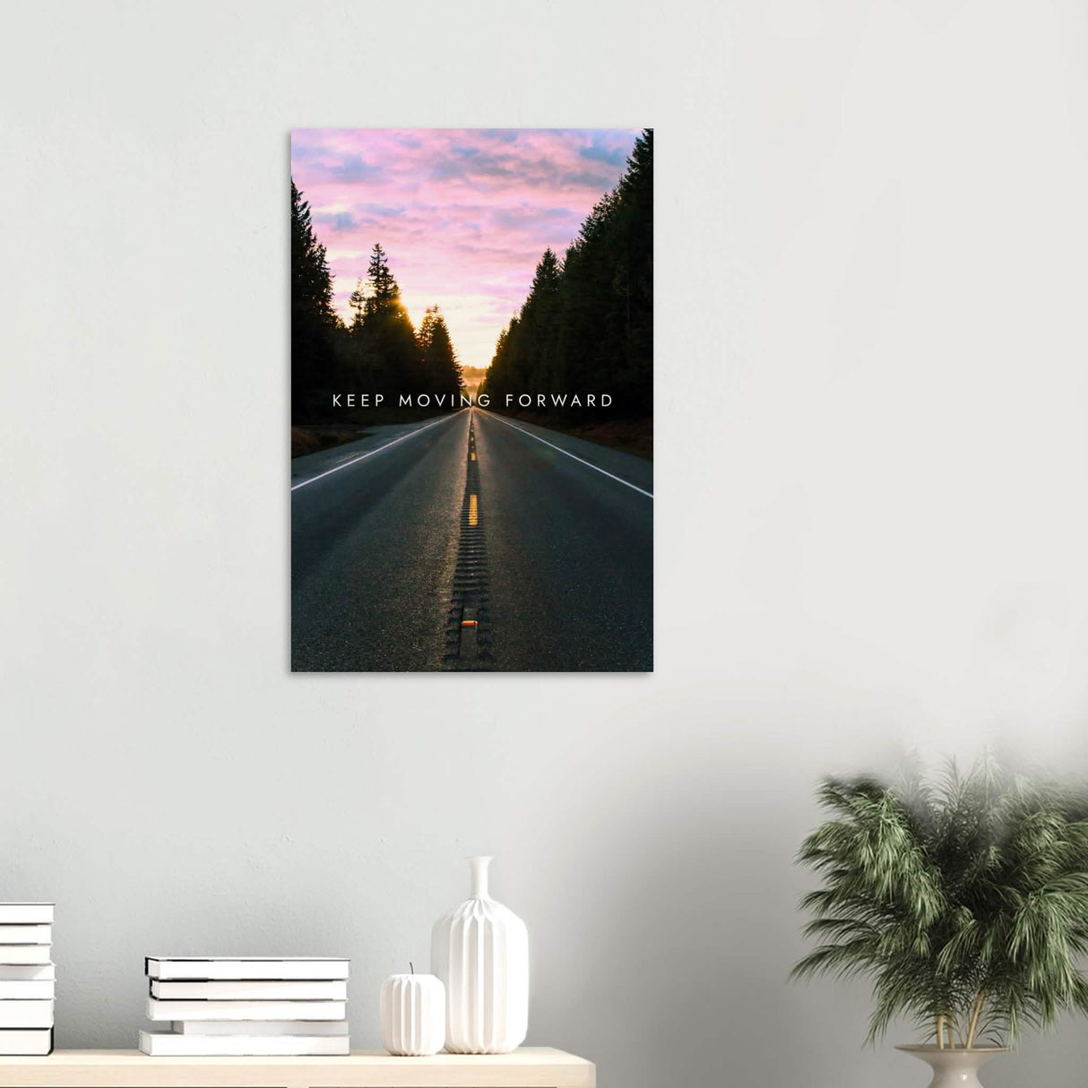 Da Vinci Motivational Wall Art | Move Forward - Wood Prints - 50x75 cm / 20x30″ - 10 mm