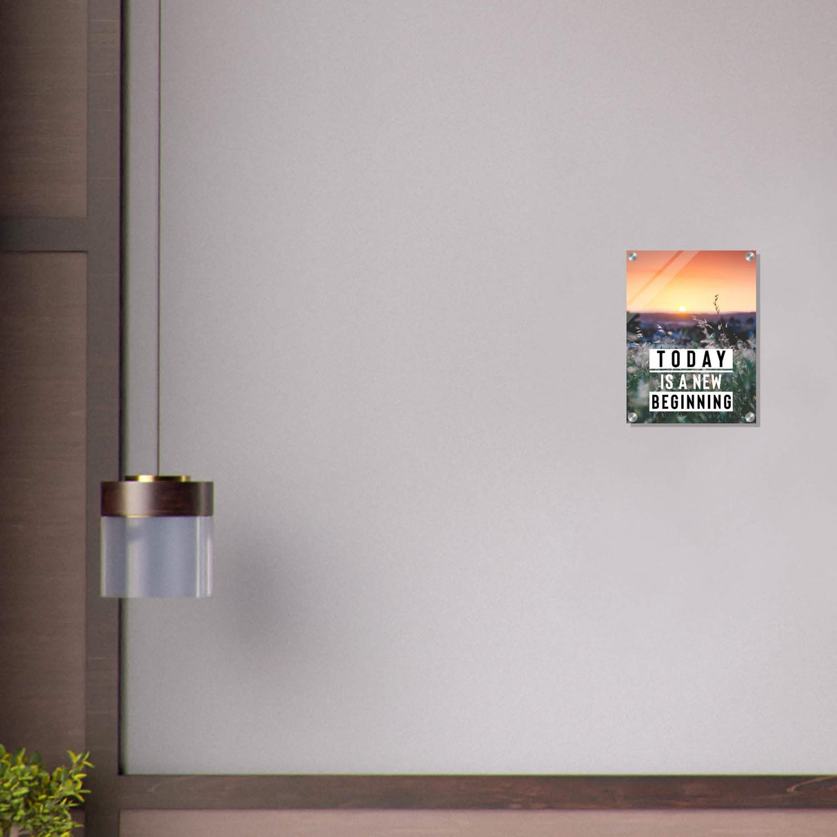 Da Vinci Motivational Wall Art | New Beginning - Acrylic Print - 30x40 cm / 12x16″ -