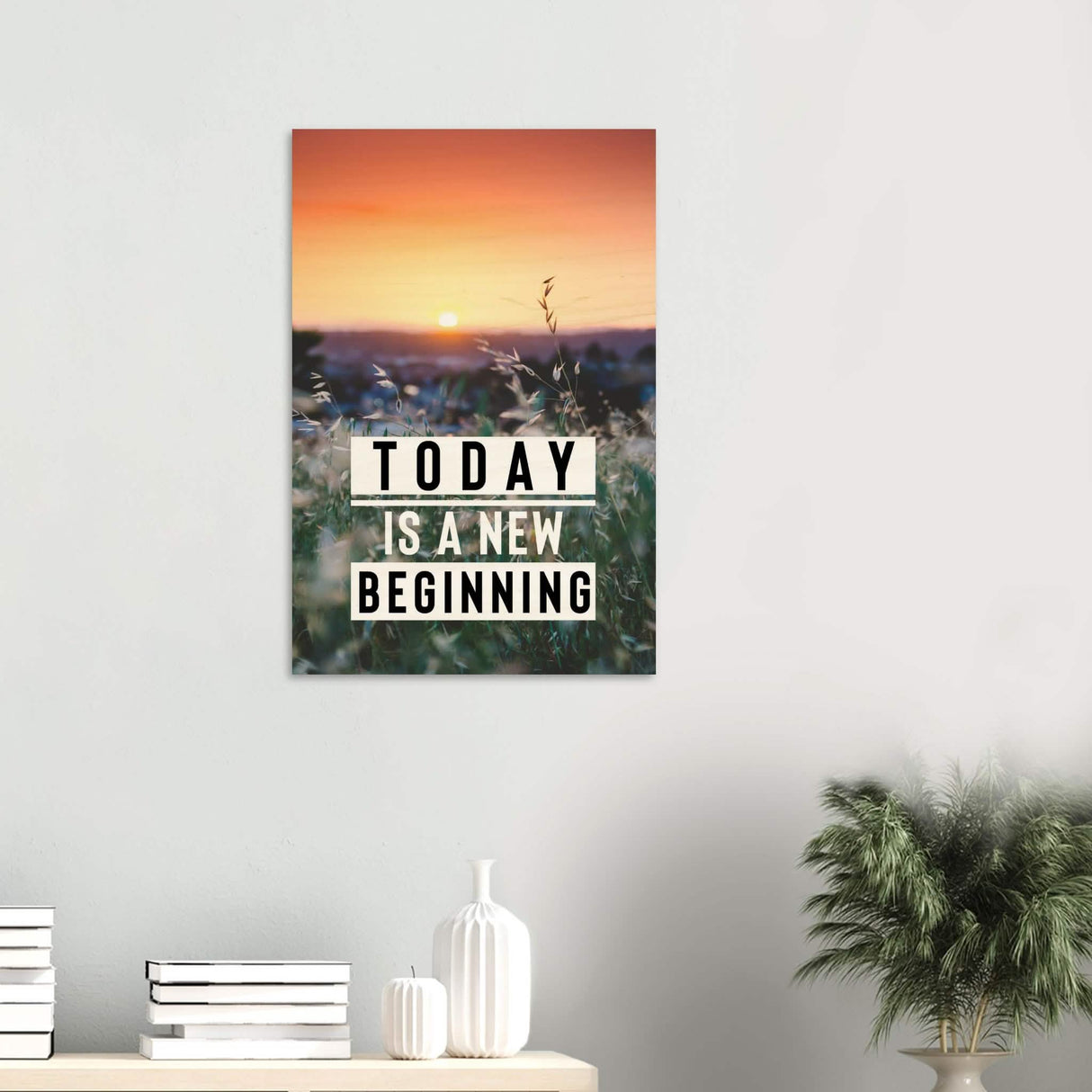 Da Vinci Motivational Wall Art | New Beginning - Wood Prints - 50x75 cm / 20x30″ - 10 mm