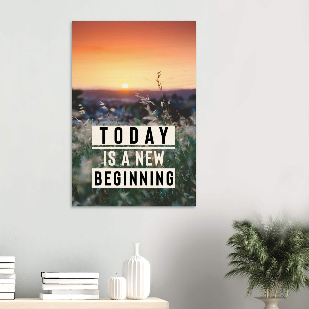 Da Vinci Motivational Wall Art | New Beginning - Wood Prints - 60x90 cm / 24x36″ - 10 mm