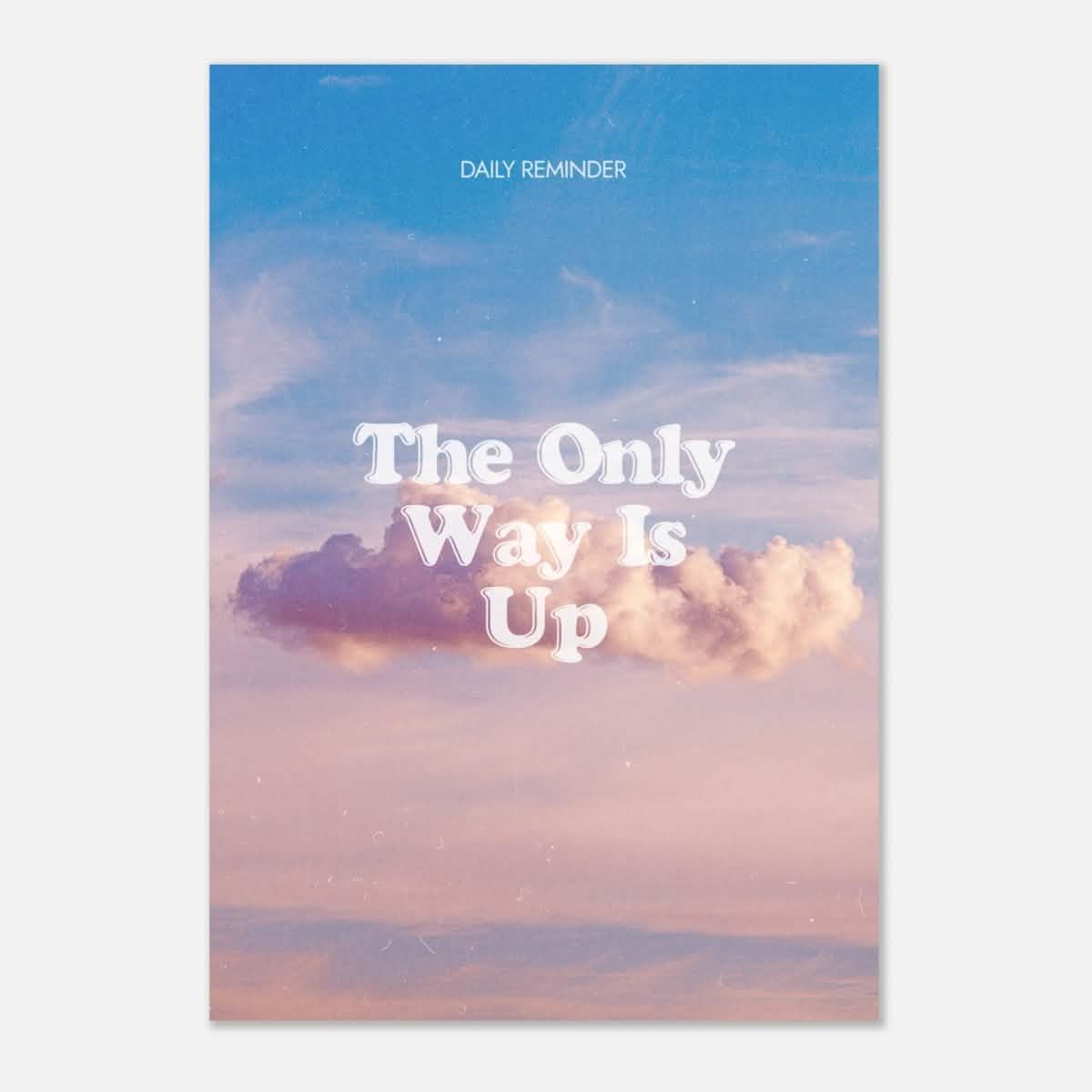 Da Vinci Motivational Wall art | Only Way - Aluminum Print - 70x100 cm / 28x40″ -