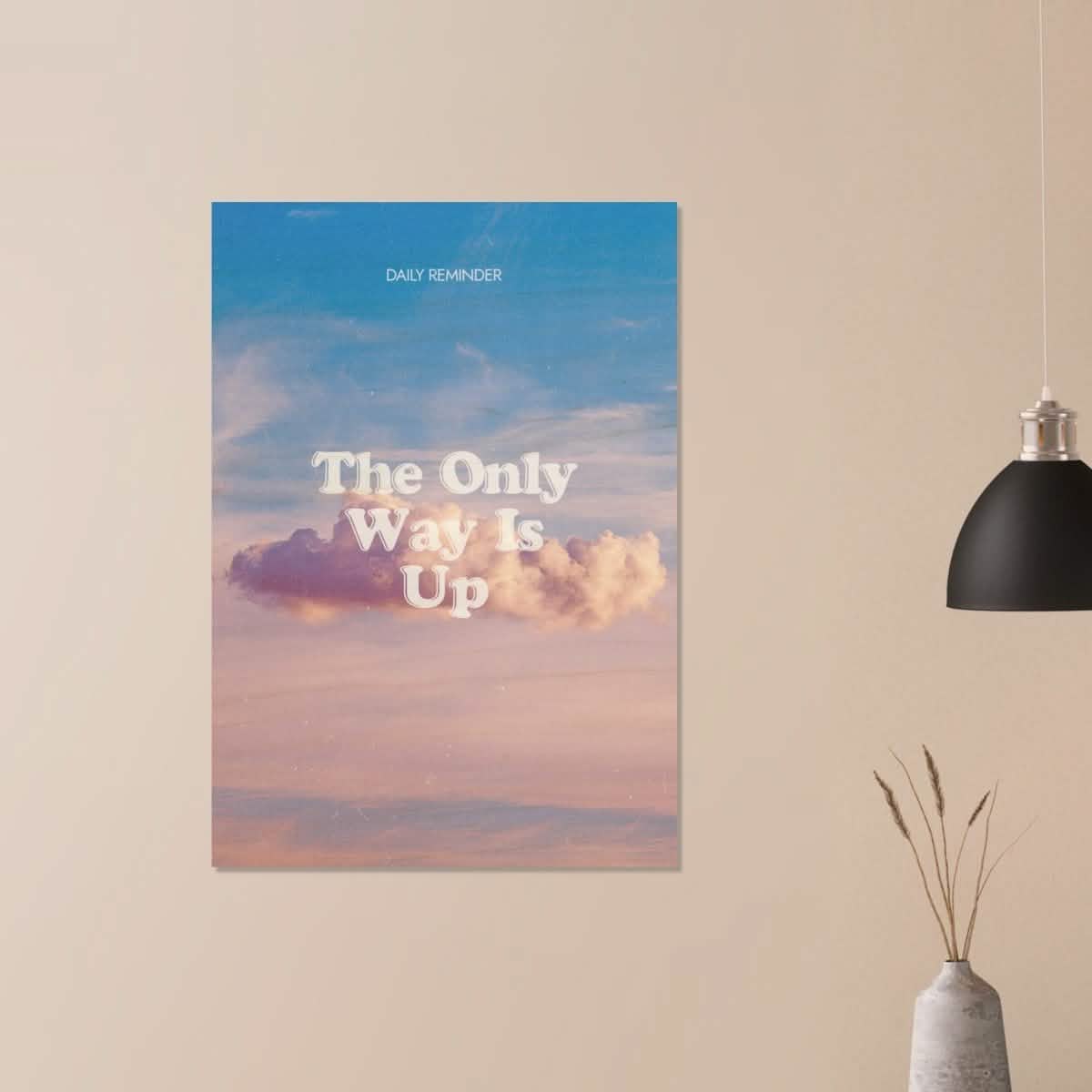 Da Vinci Motivational Wall art | Only Way - Wood Prints - 70x100 cm / 28x40″ - 20 mm