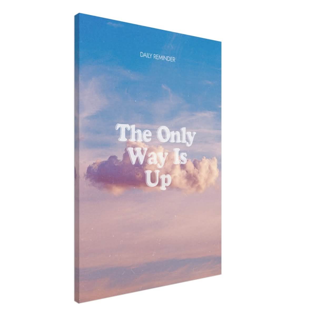 Da Vinci Motivational Wall art | Only Way - Canvas - 70x100 cm / 28x40″ - Thick