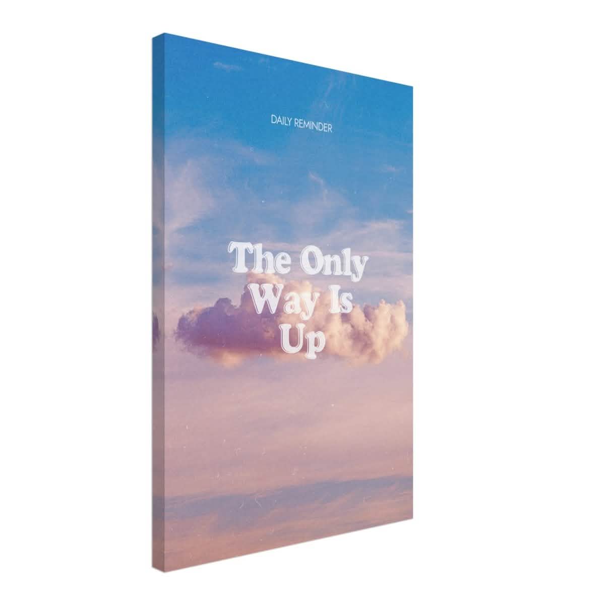 Da Vinci Motivational Wall art | Only Way - Canvas - 40x60 cm / 16x24″ - Slim