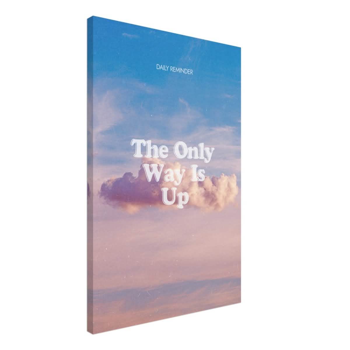 Da Vinci Motivational Wall art | Only Way - Canvas - 50x75 cm / 20x30″ - Slim