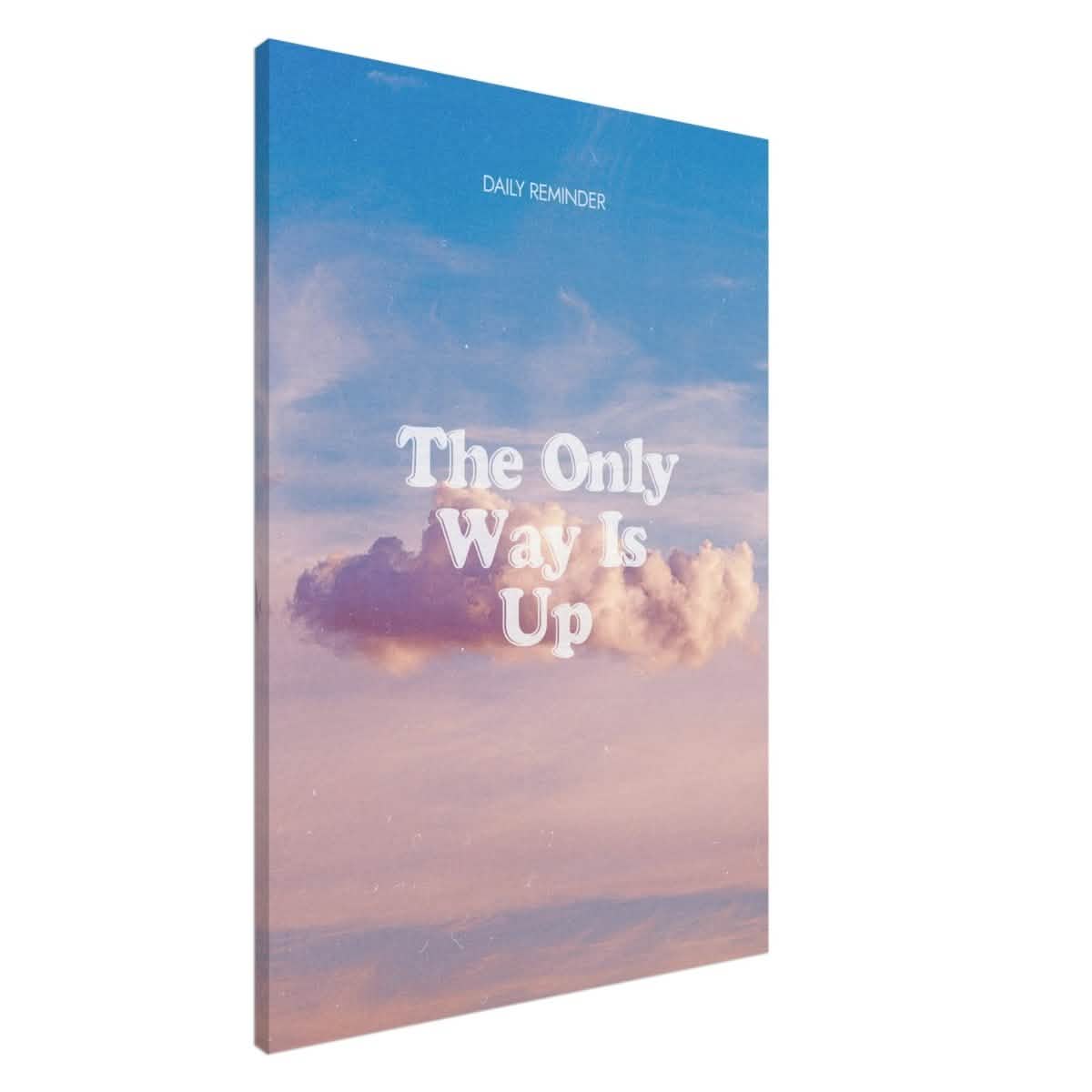 Da Vinci Motivational Wall art | Only Way - Canvas - 70x100 cm / 28x40″ - Slim