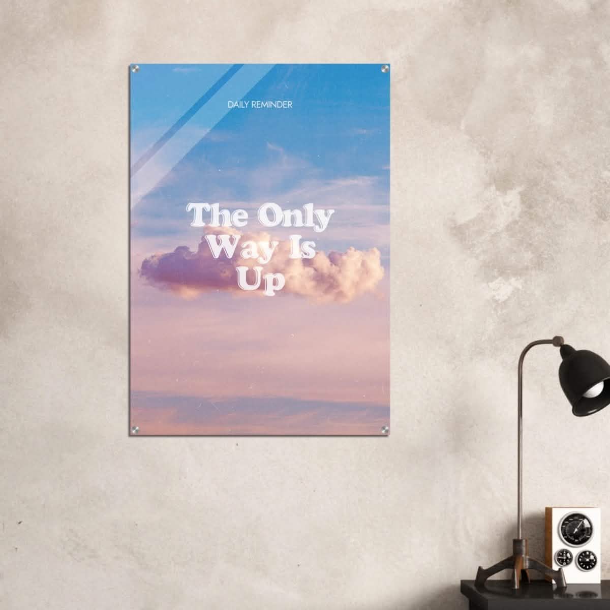 Da Vinci Motivational Wall art | Only Way - Acrylic Print - 70x100 cm / 28x40″ -