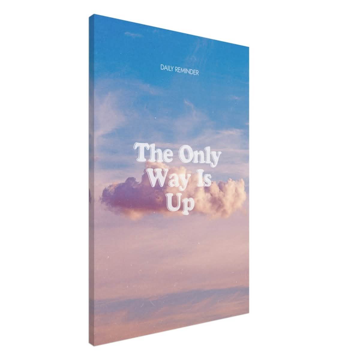 Da Vinci Motivational Wall art | Only Way - Canvas - 60x90 cm / 24x36″ - Slim