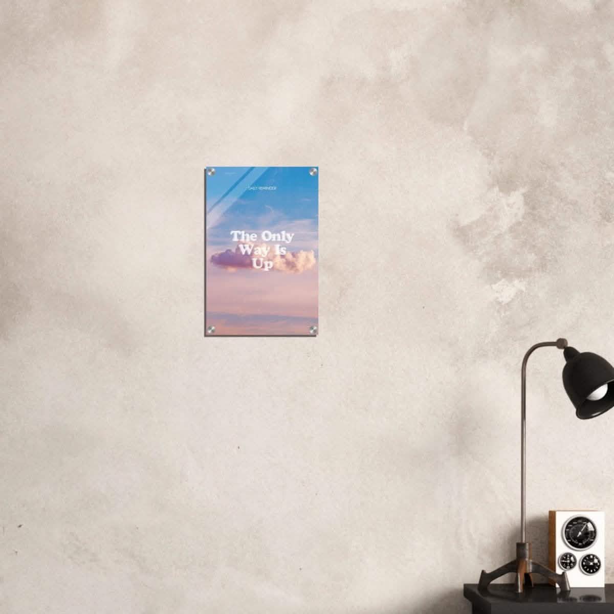 Da Vinci Motivational Wall art | Only Way - Acrylic Print - 30x45 cm / 12x18″ -