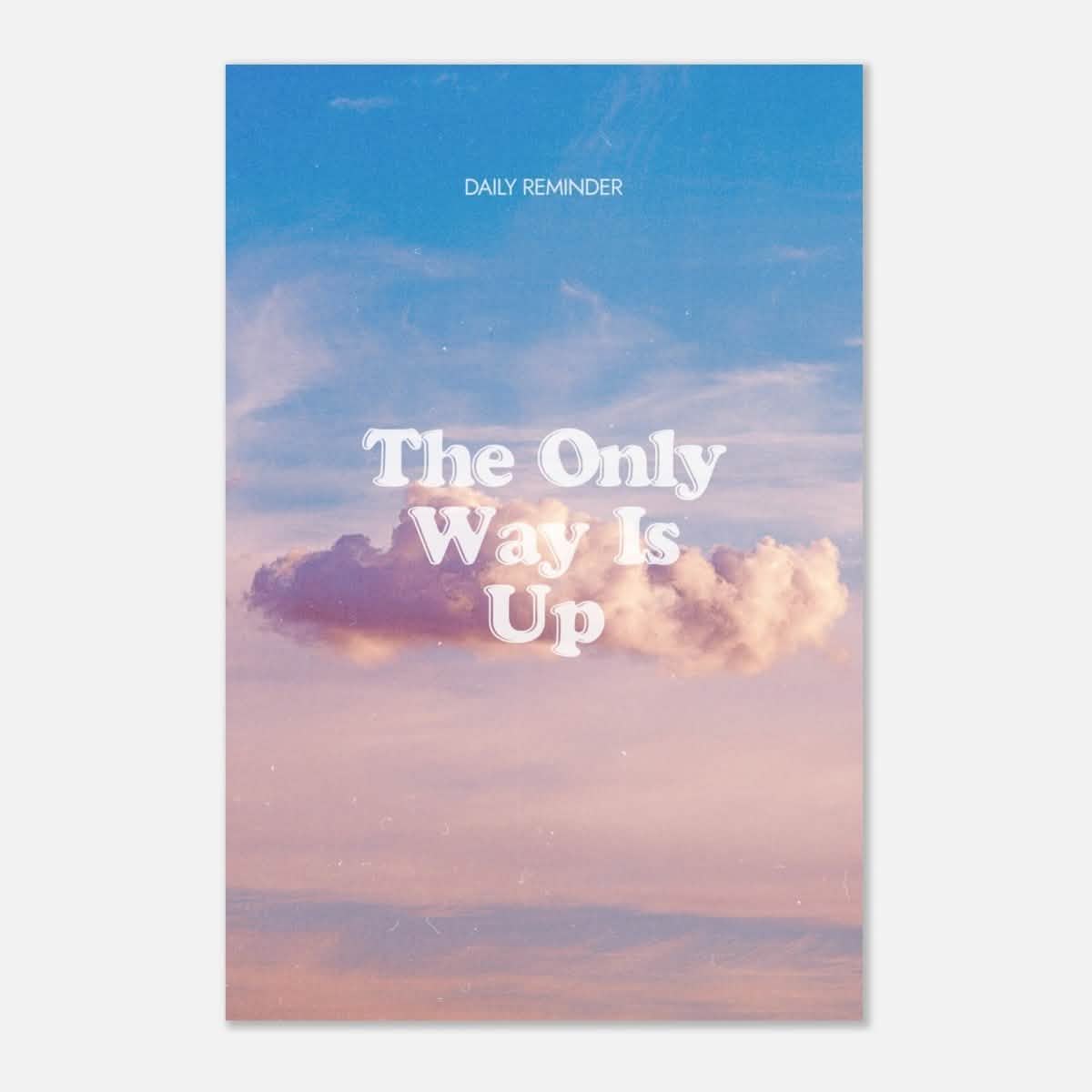 Da Vinci Motivational Wall art | Only Way - Aluminum Print - 50x75 cm / 20x30″ -