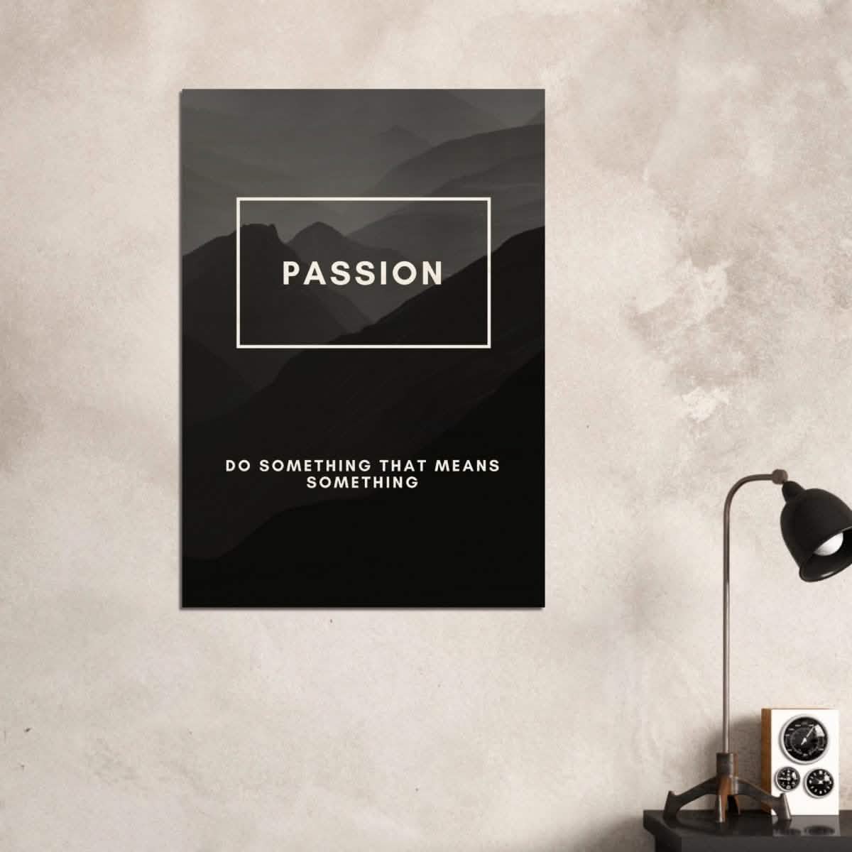 Da Vinci Motivational Wall Art | Passion - Wood Prints - 70x100 cm / 28x40″ - 10 mm