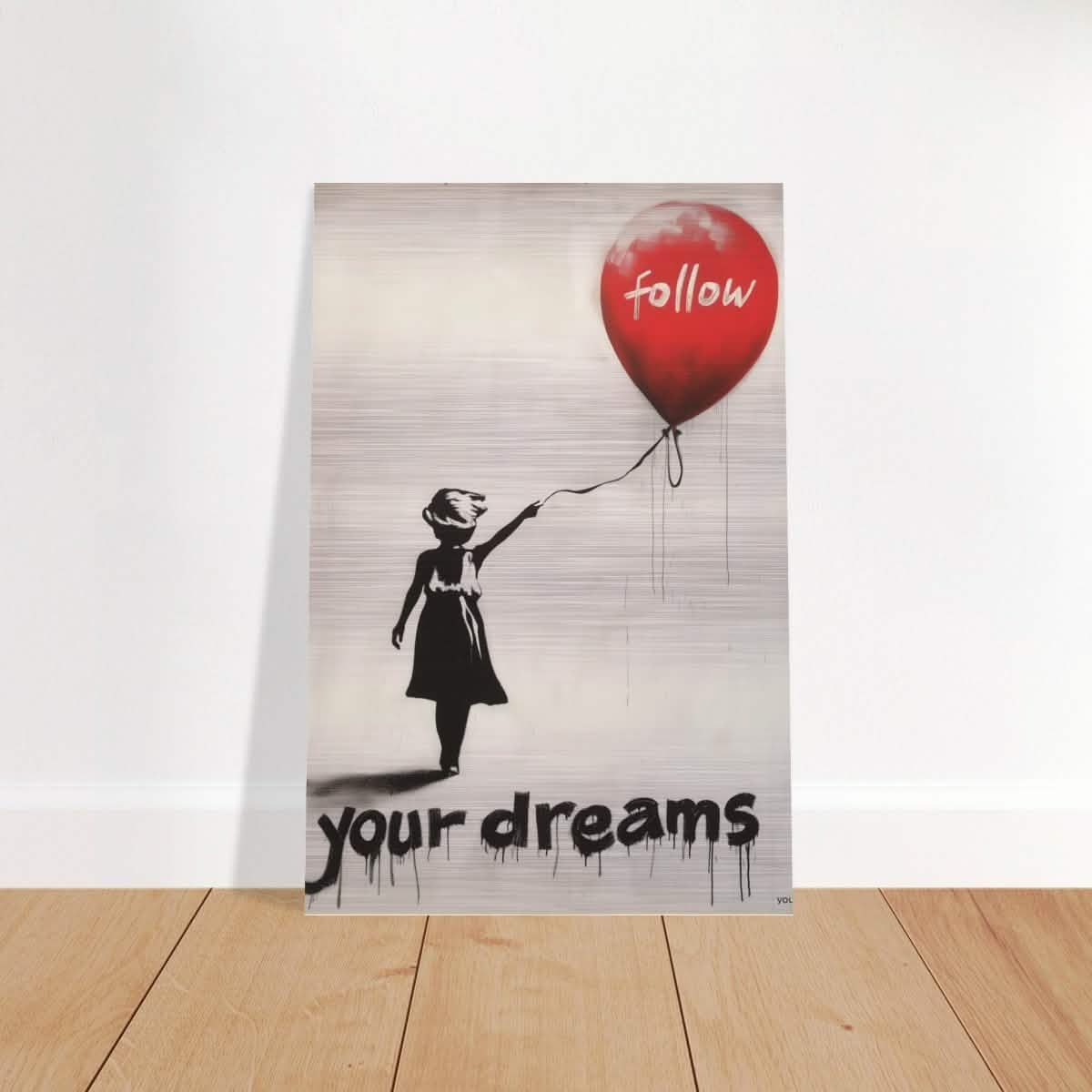 Da Vinci Motivational Wall art print | Follow Your Dreams - Canvas - 30x45 cm / 12x18″ -