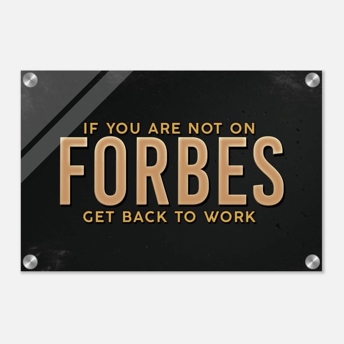 Da Vinci Motivational Wall art Print | Forbes - Acrylic Print - 30x45 cm / 12x18″ -