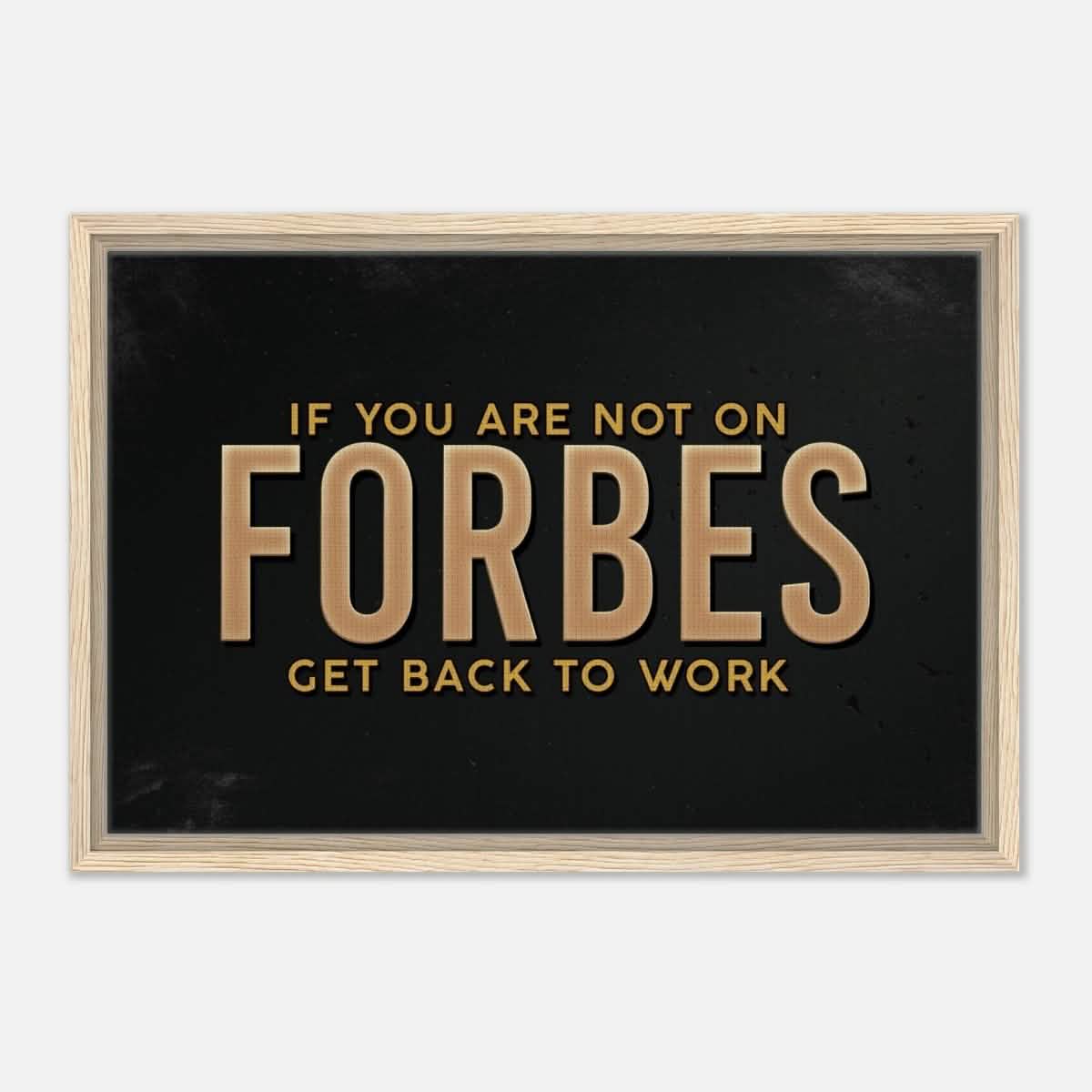 Da Vinci Motivational Wall art Print | Forbes - Framed Canvas - 40x60 cm / 16x24″ - Wood frame