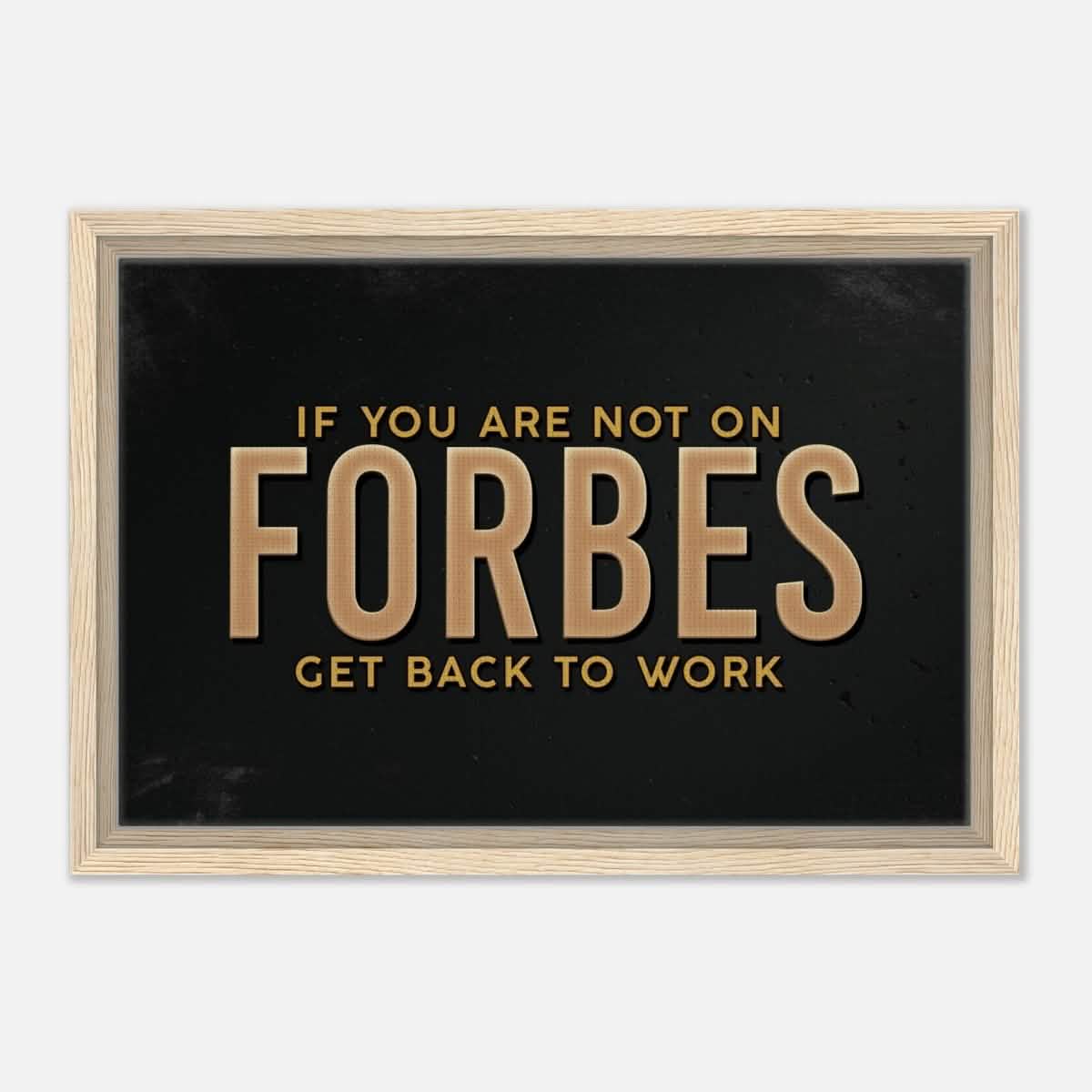 Da Vinci Motivational Wall art Print | Forbes - Framed Canvas - 30x45 cm / 12x18″ - Wood frame