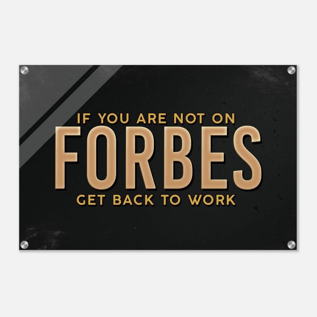 Da Vinci Motivational Wall art Print | Forbes - Acrylic Print - 50x75 cm / 20x30″ -