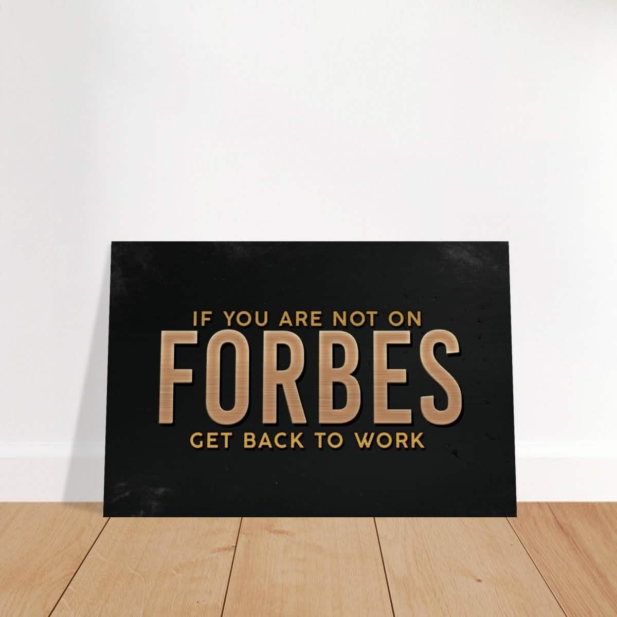 Da Vinci Motivational Wall art Print | Forbes - Brushed Aluminum Print - 60x90 cm / 24x36″ -