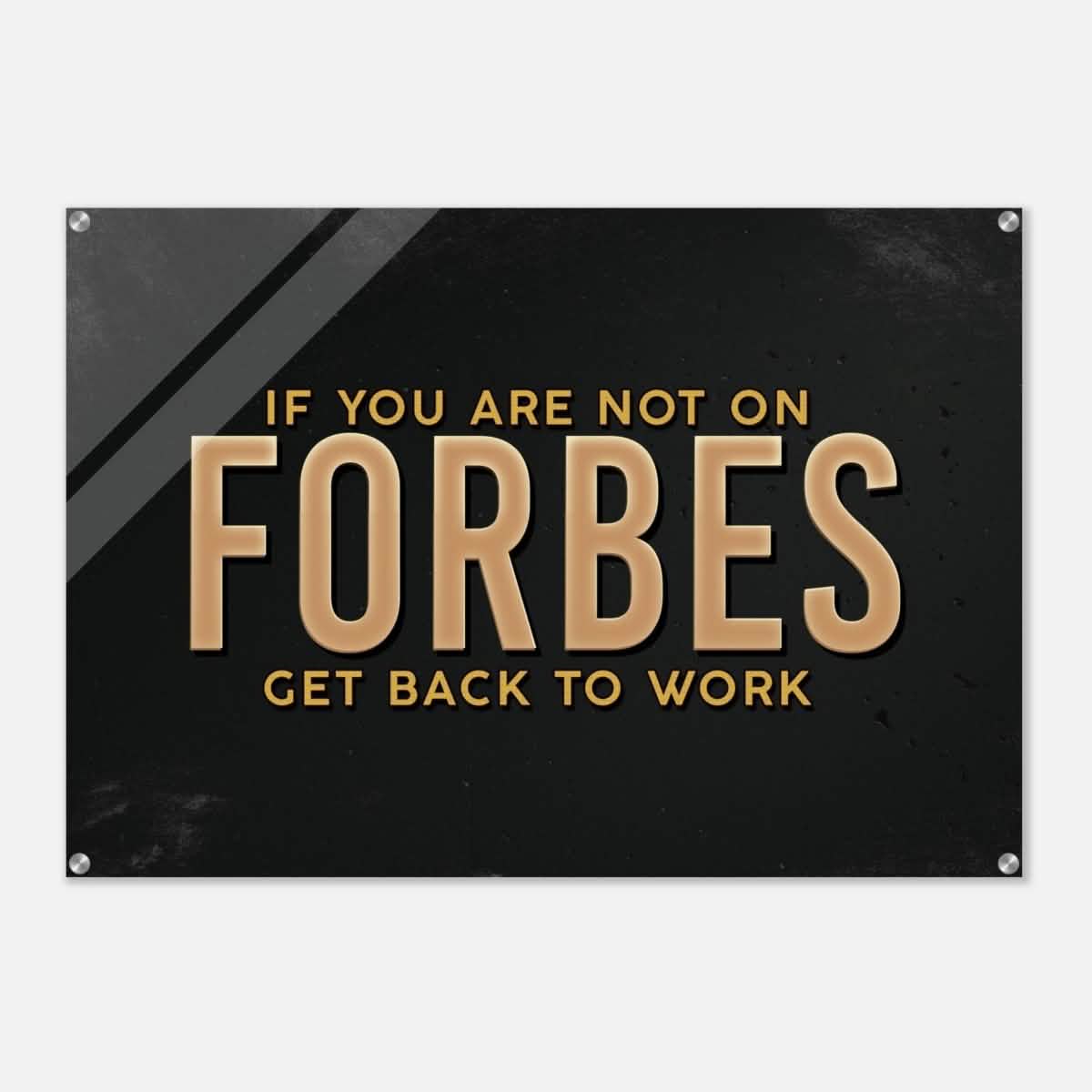 Da Vinci Motivational Wall art Print | Forbes - Acrylic Print - 70x100 cm / 28x40″ -