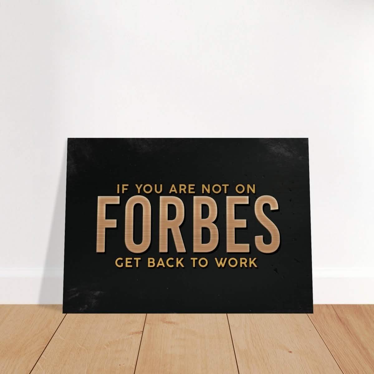 Da Vinci Motivational Wall art Print | Forbes - Brushed Aluminum Print - 70x100 cm / 28x40″ -