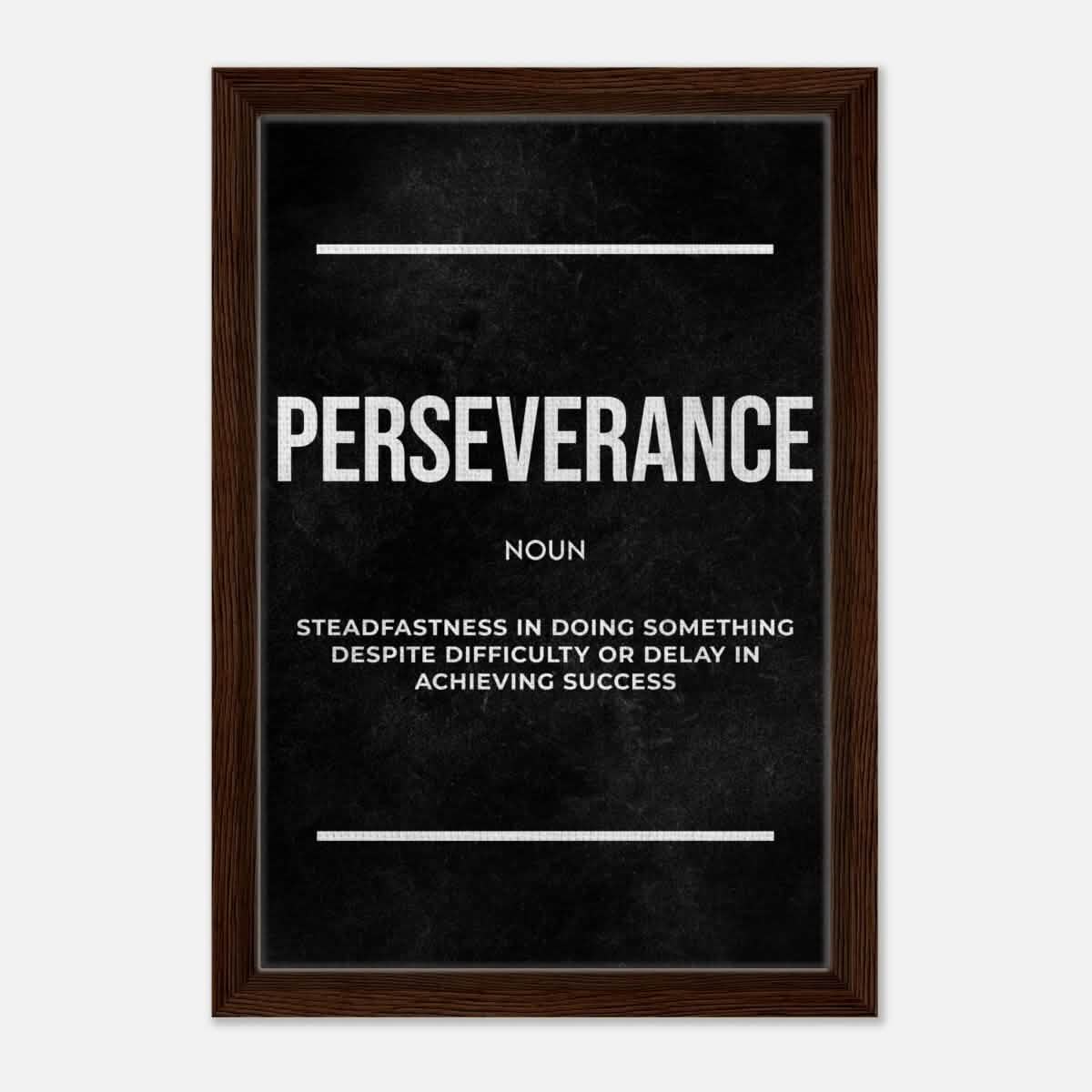 Da Vinci Motivational Wall art Print | Perseverance - Acrylic Print - 30x45 cm / 12x18″ -