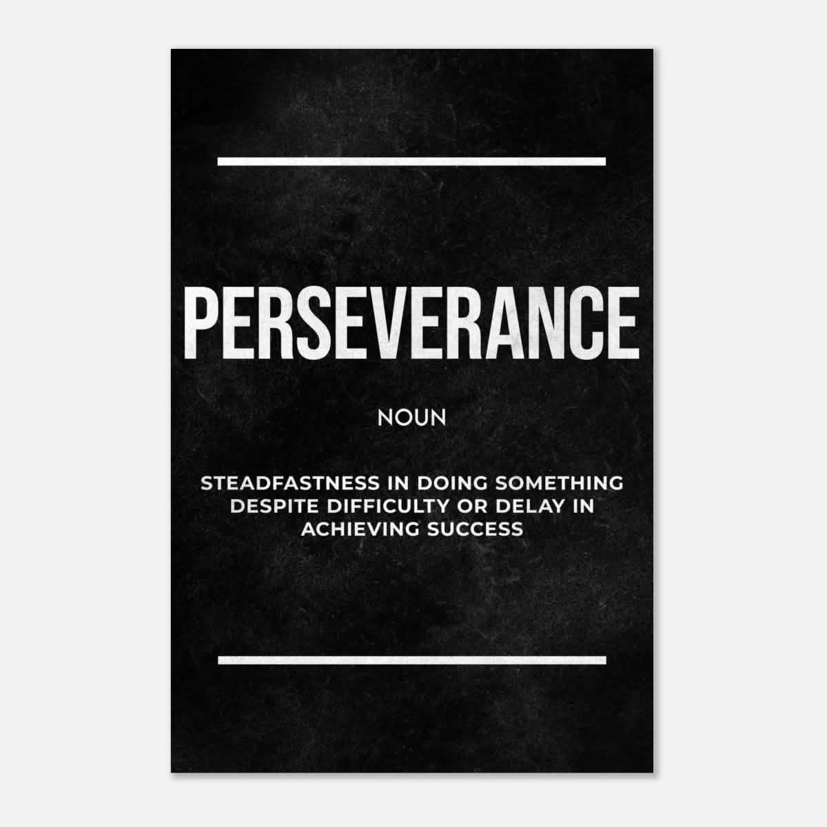 Da Vinci Motivational Wall art Print | Perseverance - Aluminum Print - 30x45 cm / 12x18″ -