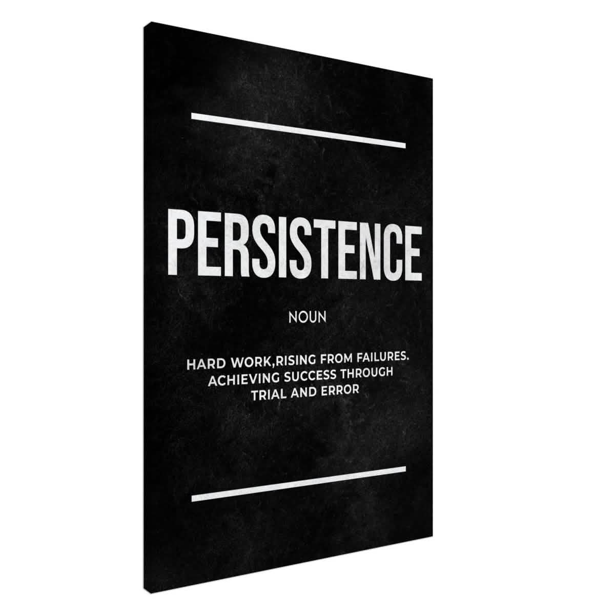 Da Vinci Motivational Wall art Print | Persistence - Acrylic Print - 30x45 cm / 12x18″ -
