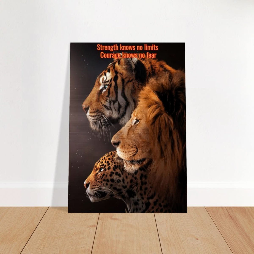 Da Vinci Motivational Wall art Print | Strength knows no limits - Acrylic Print - 30x45 cm / 12x18″ -