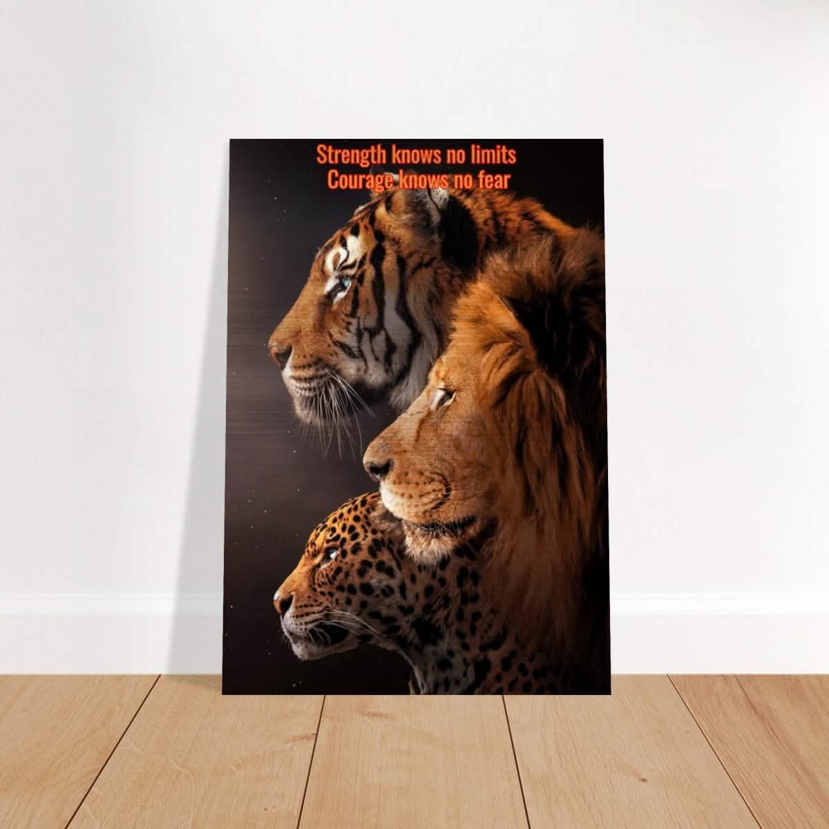 Da Vinci Motivational Wall art Print | Strength knows no limits - Acrylic Print - 30x45 cm / 12x18″ -