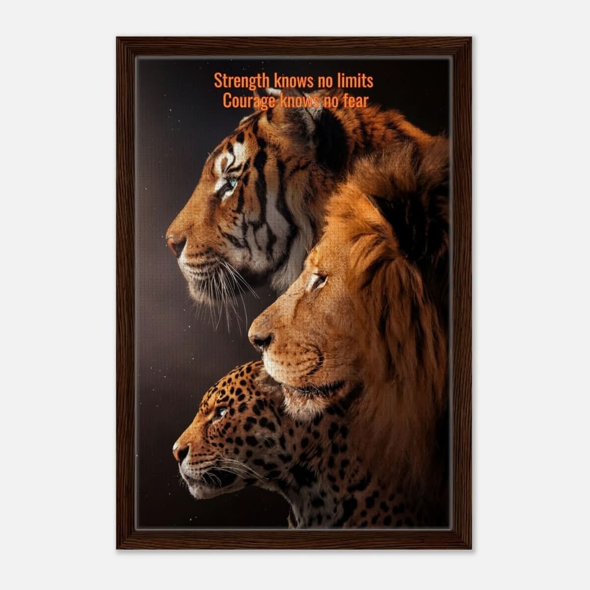 Da Vinci Motivational Wall art Print | Strength knows no limits - Acrylic Print - 30x45 cm / 12x18″ -