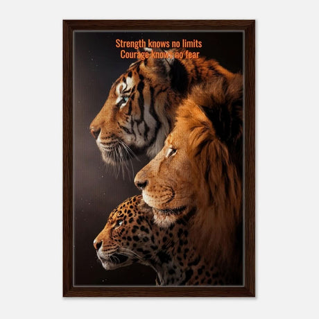 Da Vinci Motivational Wall art Print | Strength knows no limits - Acrylic Print - 30x45 cm / 12x18″ -