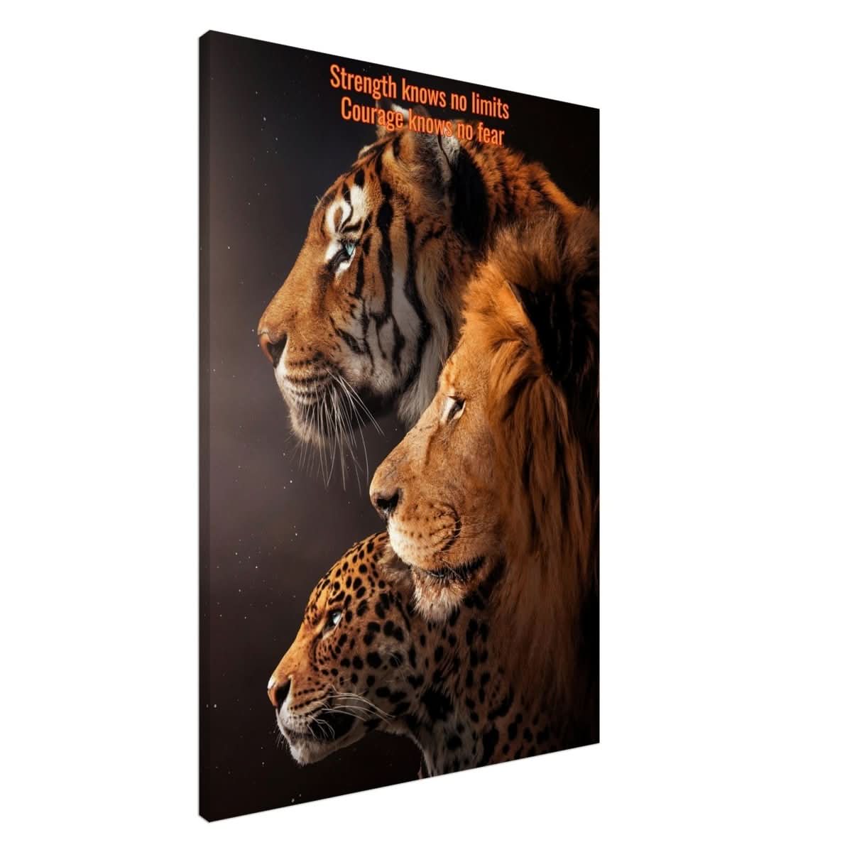 Da Vinci Motivational Wall art Print | Strength knows no limits - Acrylic Print - 30x45 cm / 12x18″ -