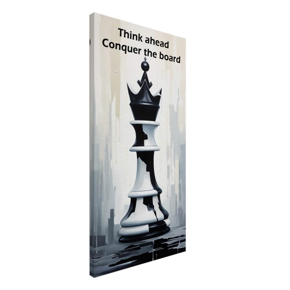 Da Vinci Motivational Wall art Print | Think Ahead - 40x80 cm / 16x32″ -