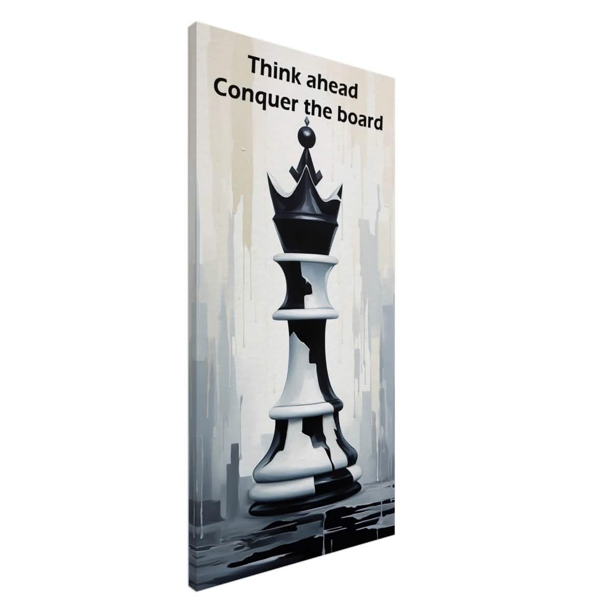 Da Vinci Motivational Wall art Print | Think Ahead - 50x100 cm / 20x40″ -