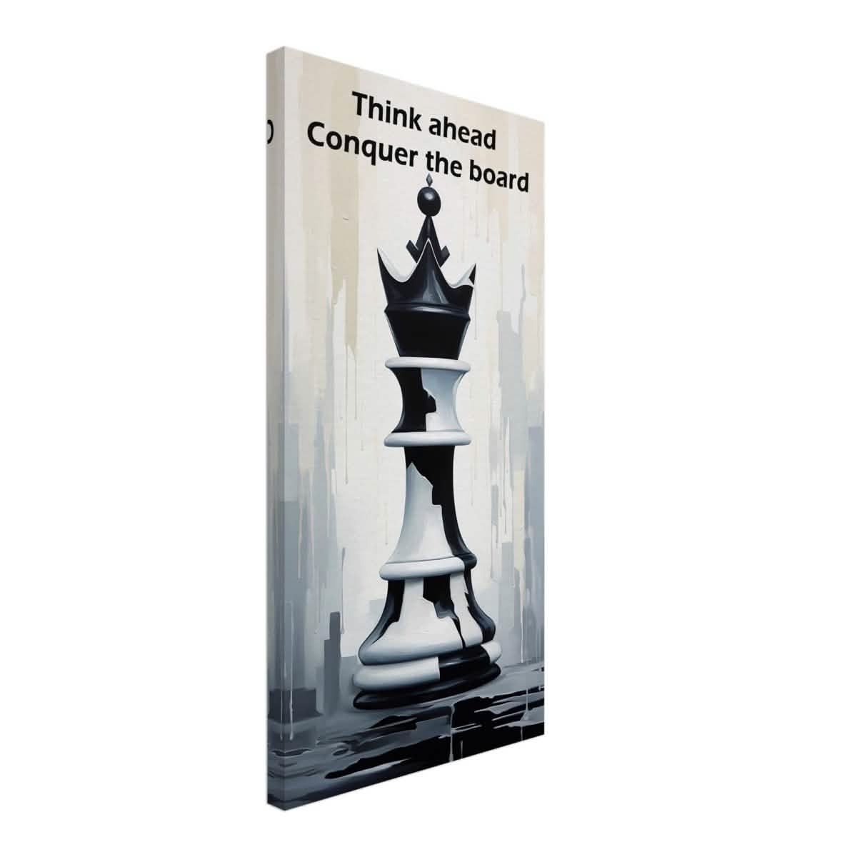 Da Vinci Motivational Wall art Print | Think Ahead - 30x60 cm / 12x24″ -