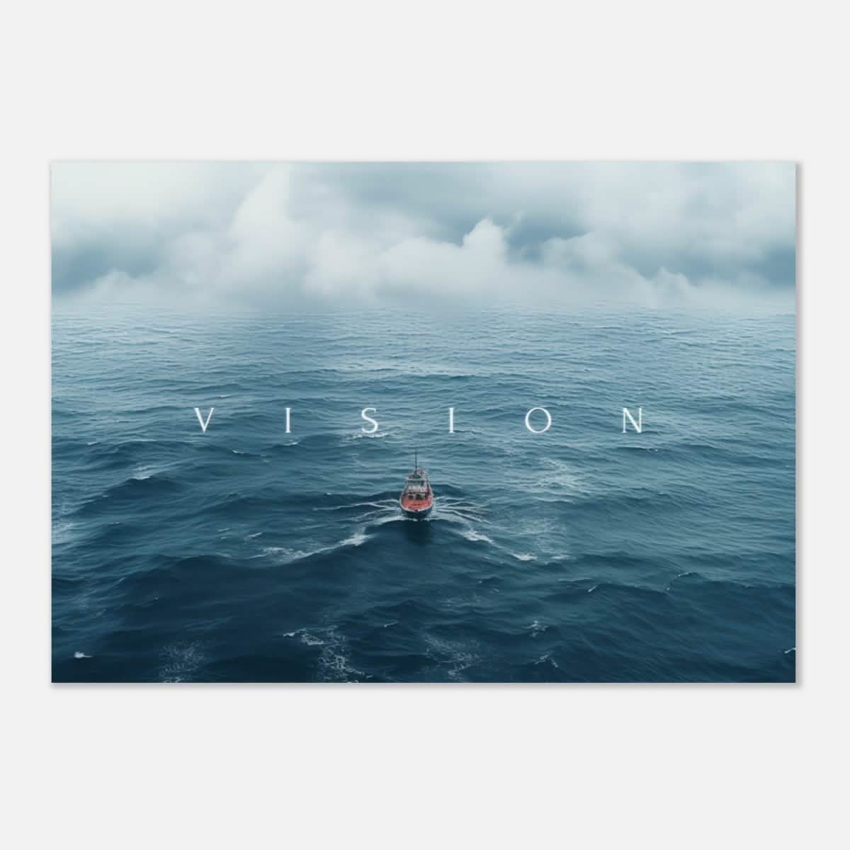 Da Vinci Motivational Wall art Print | Vision - Aluminum Print - 70x100 cm / 28x40″ -