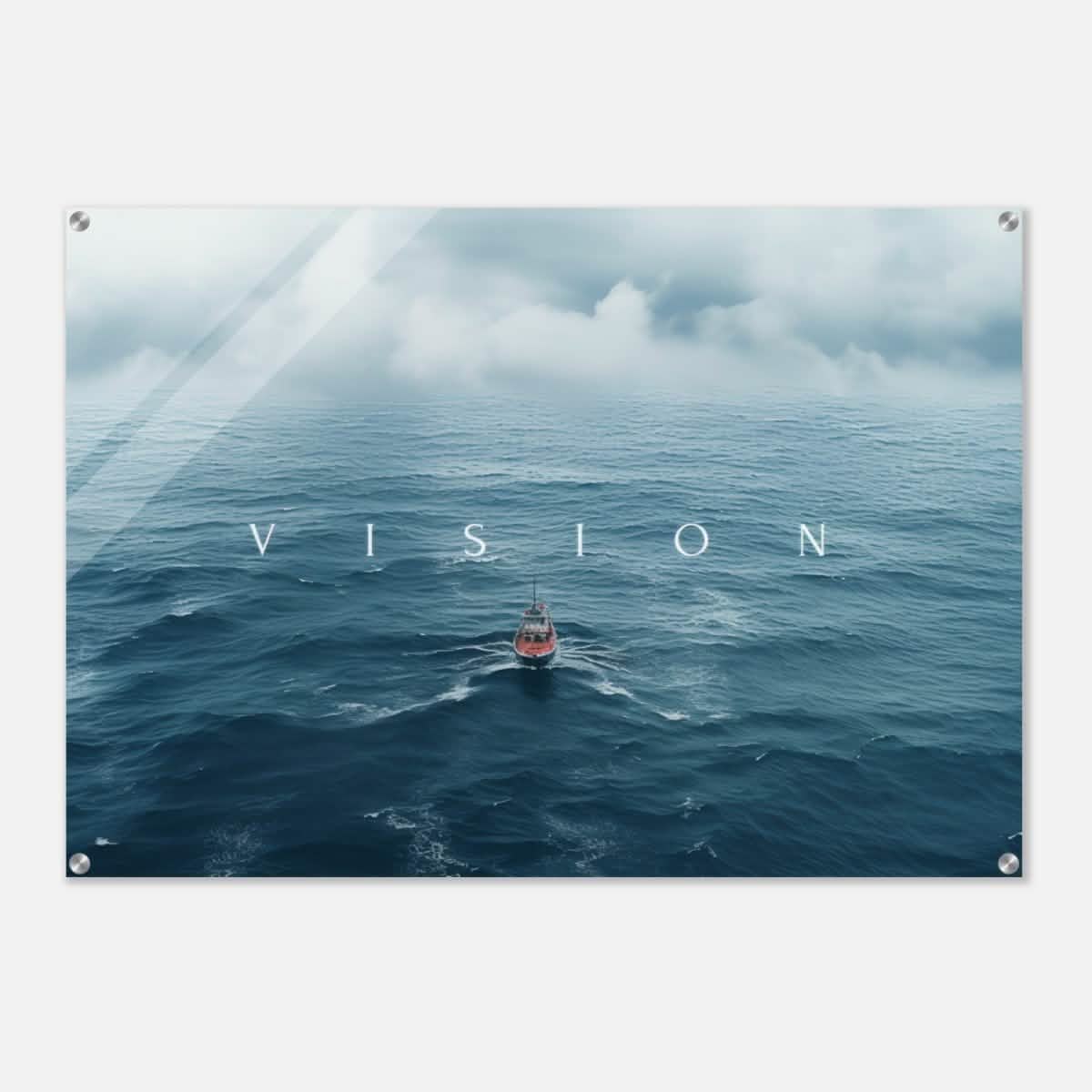 Da Vinci Motivational Wall art Print | Vision - Acrylic Print - 70x100 cm / 28x40″ -