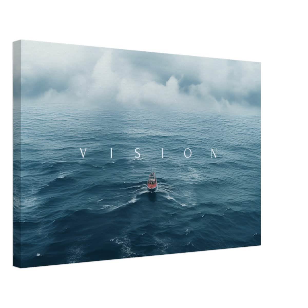 Da Vinci Motivational Wall art Print | Vision - Canvas - 40x60 cm / 16x24″ -