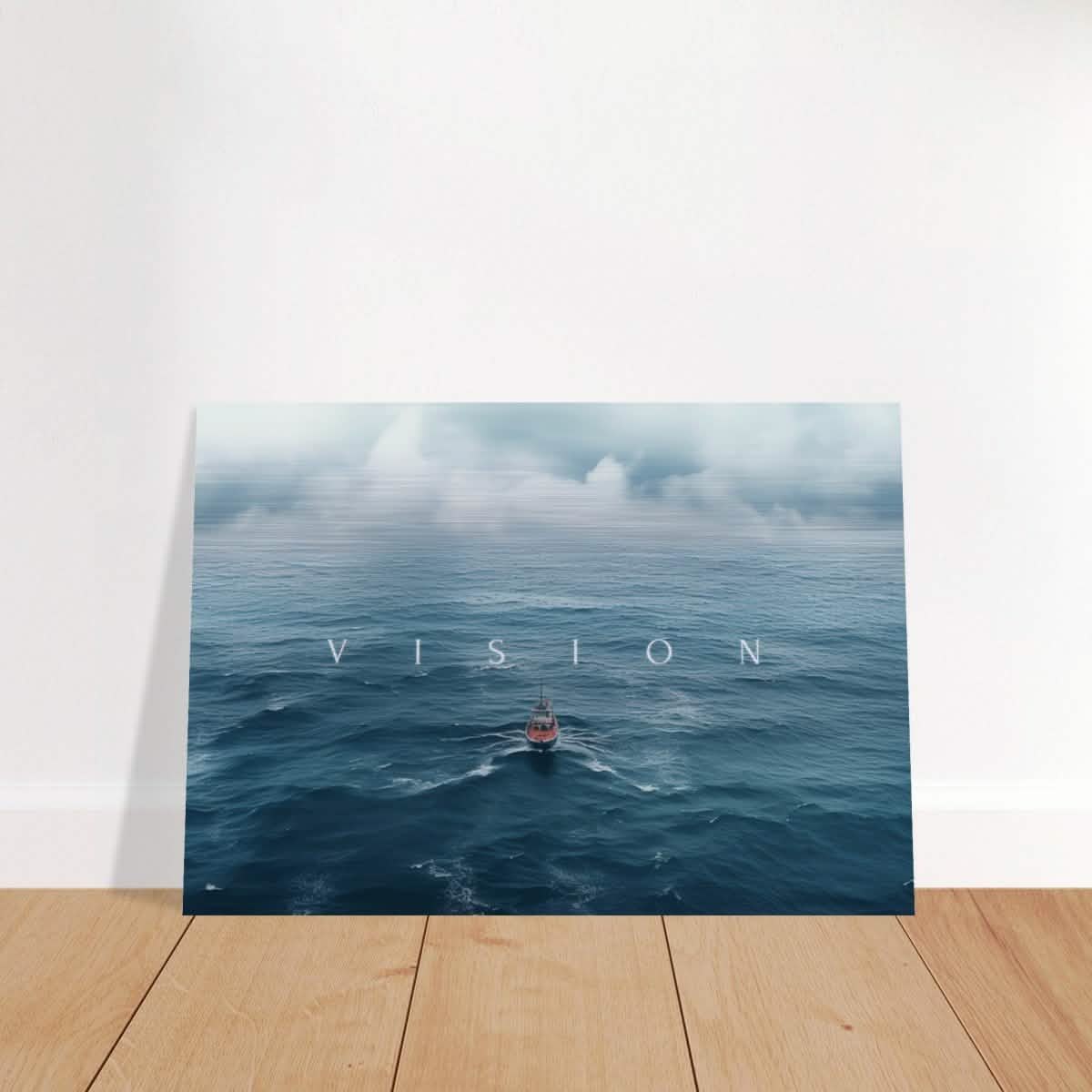 Da Vinci Motivational Wall art Print | Vision - Brushed Aluminum Print - 70x100 cm / 28x40″ -