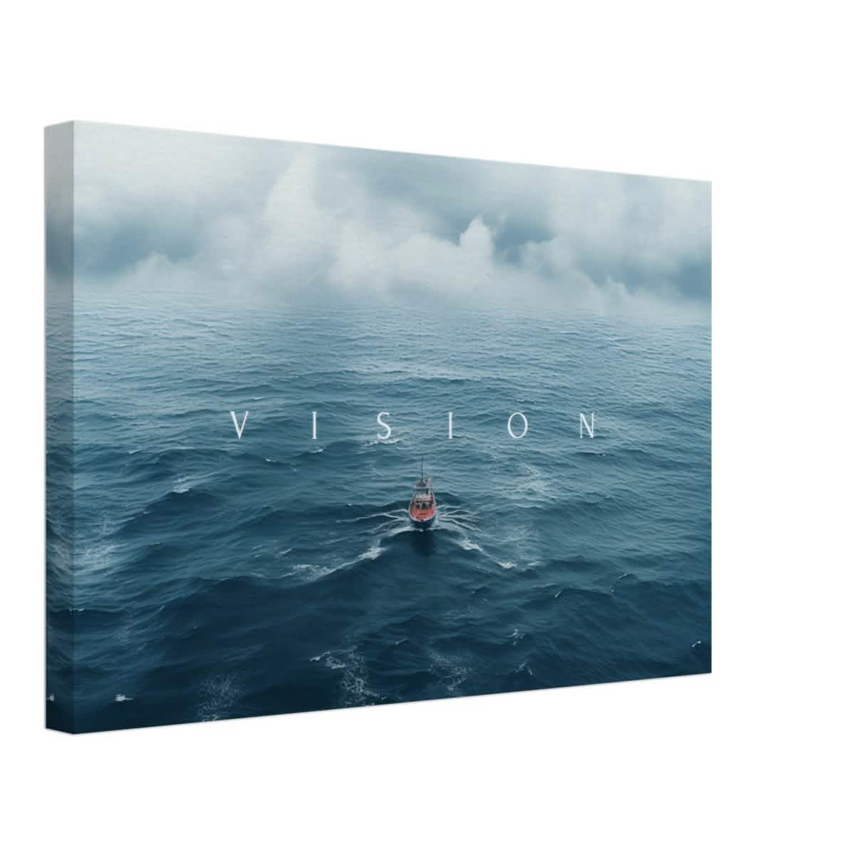 Da Vinci Motivational Wall art Print | Vision - Canvas - 30x45 cm / 12x18″ -