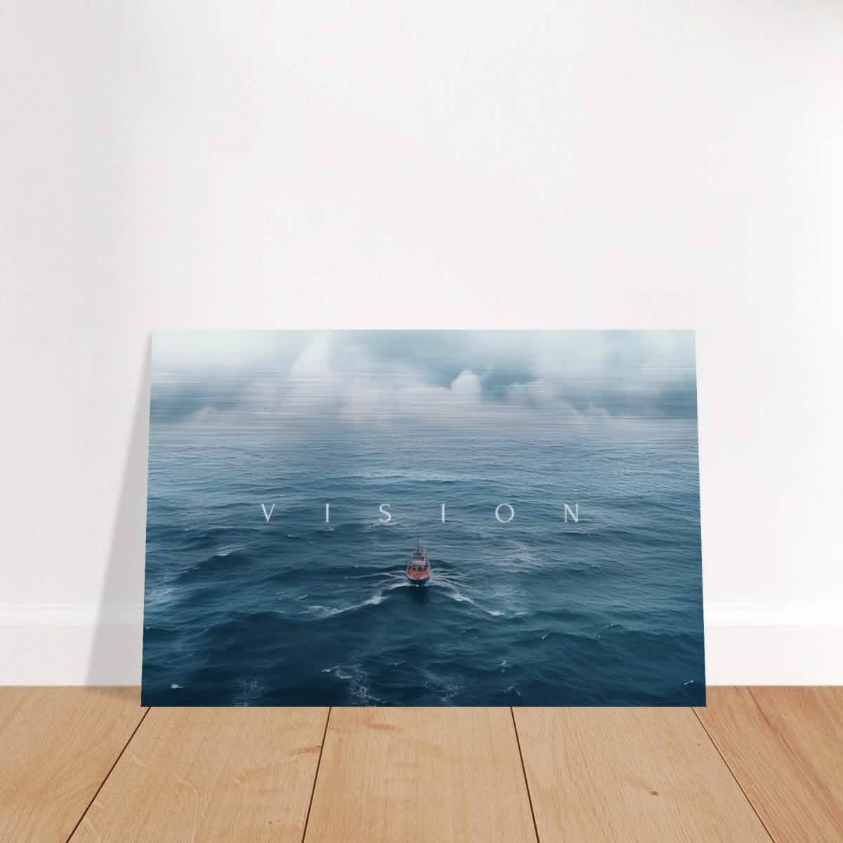 Da Vinci Motivational Wall art Print | Vision - Brushed Aluminum Print - 60x90 cm / 24x36″ -