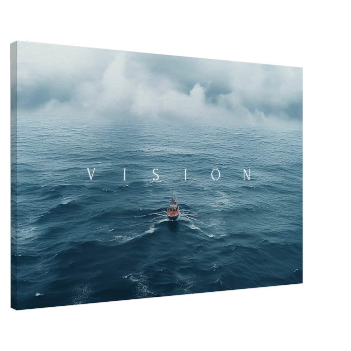 Da Vinci Motivational Wall art Print | Vision - Canvas - 60x90 cm / 24x36″ -