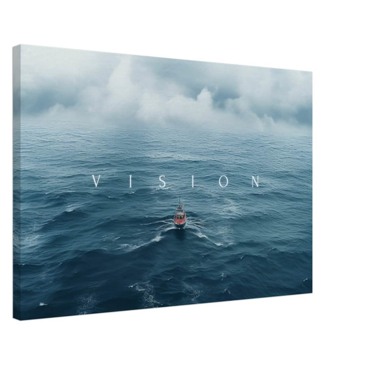 Da Vinci Motivational Wall art Print | Vision - Canvas - 50x75 cm / 20x30″ -