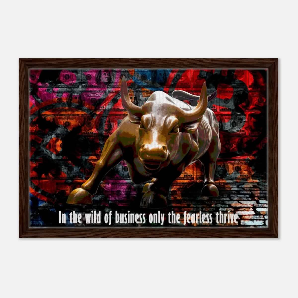 Da Vinci Motivational Wall art Print | Wild Business World - Acrylic Print - 30x45 cm / 12x18″ -