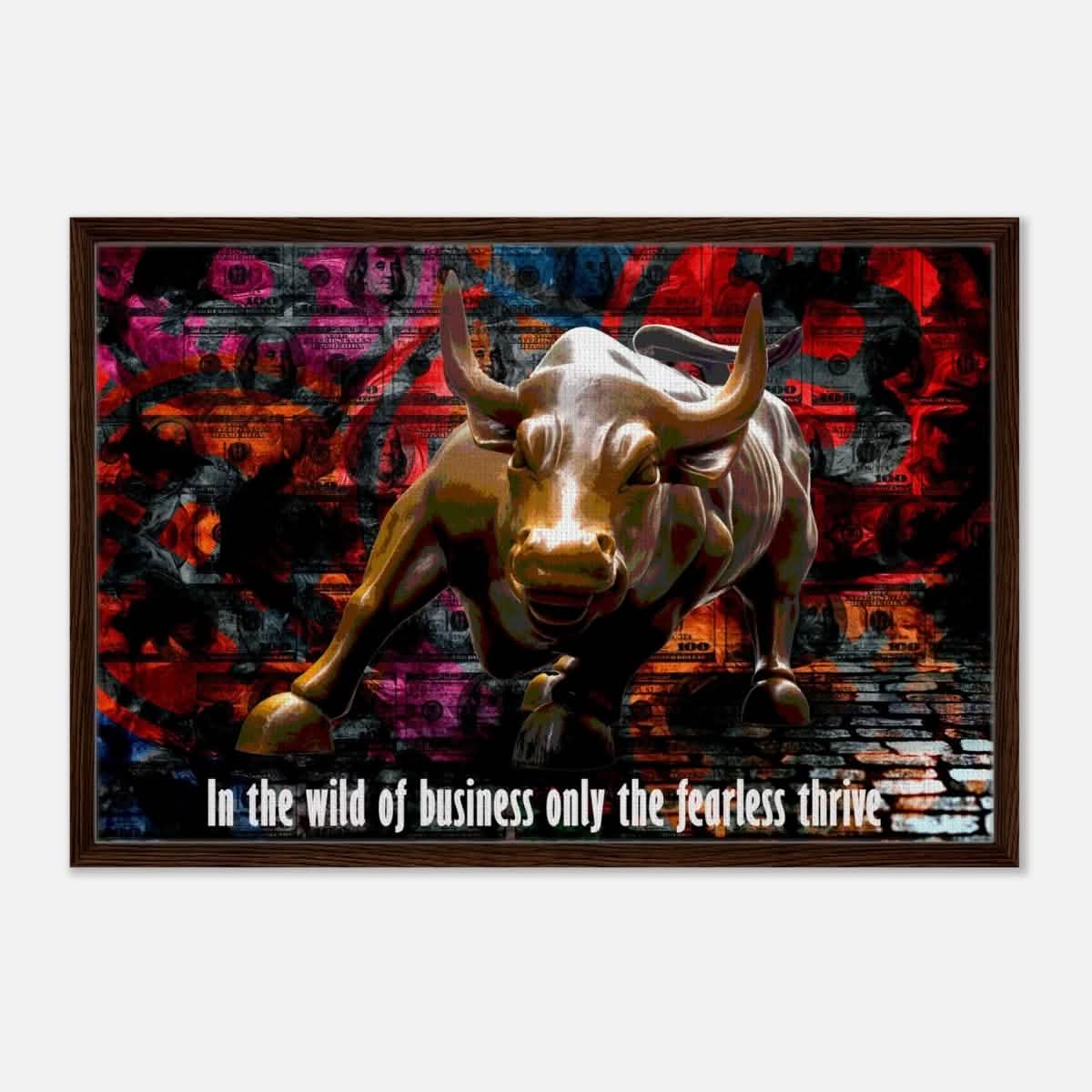 Da Vinci Motivational Wall art Print | Wild Business World - Acrylic Print - 30x45 cm / 12x18″ -