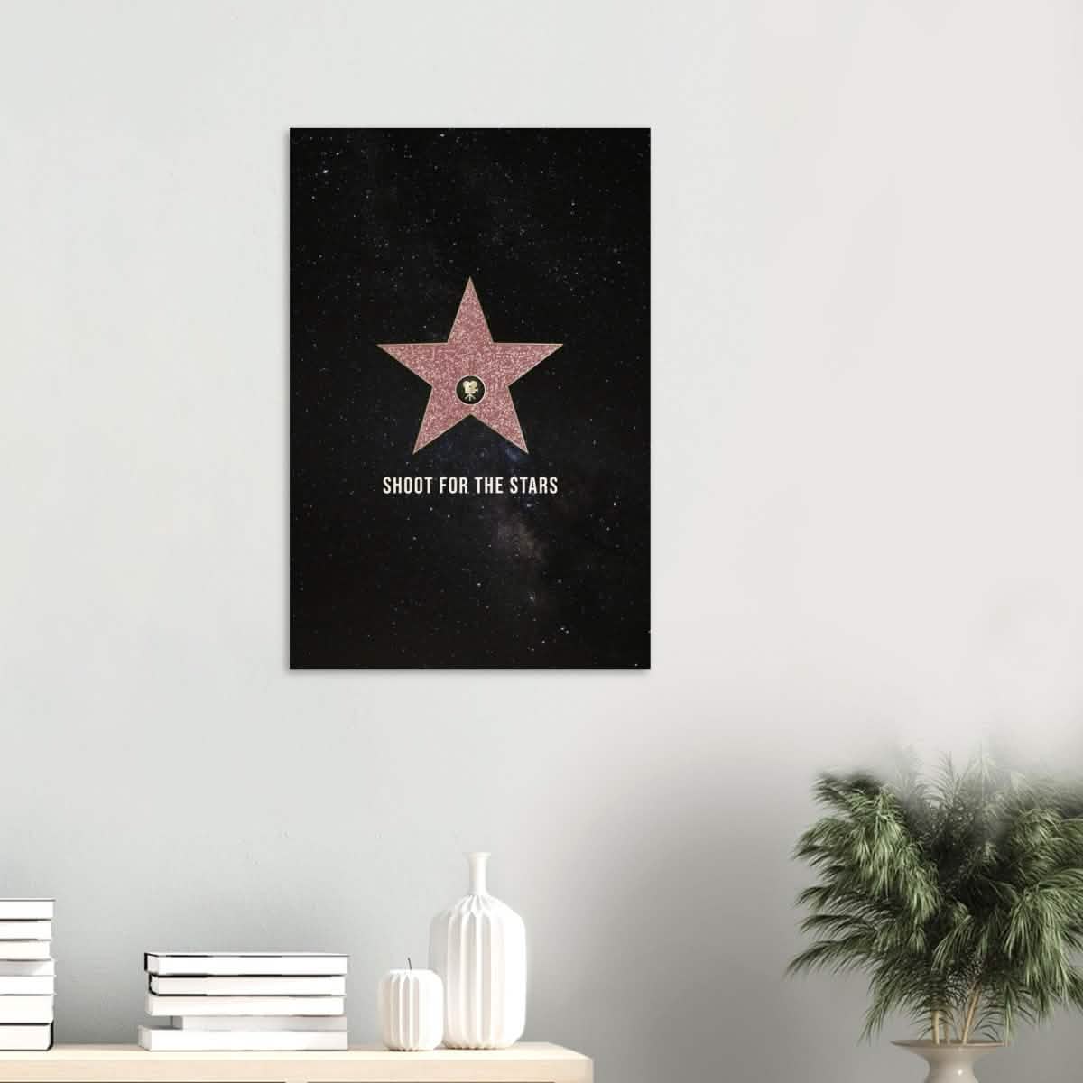 Da Vinci Motivational Wall Art | Stars - Wood Prints - 50x75 cm / 20x30″ - 20 mm